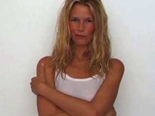 Claudia Schiffer’s See-Through Shirt Exposes Her Nipples